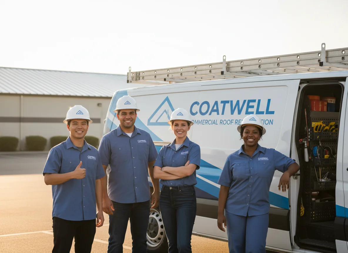 Commercial roof coating company in Sawyer, KS